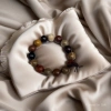 Natural sandalwood Buddhist prayer beads bracelet for men, playing with wood, rosewood, yellow rosewood, agarwood beads, cultural and artistic bracelets, and prayer beads. 094626231 Specification image